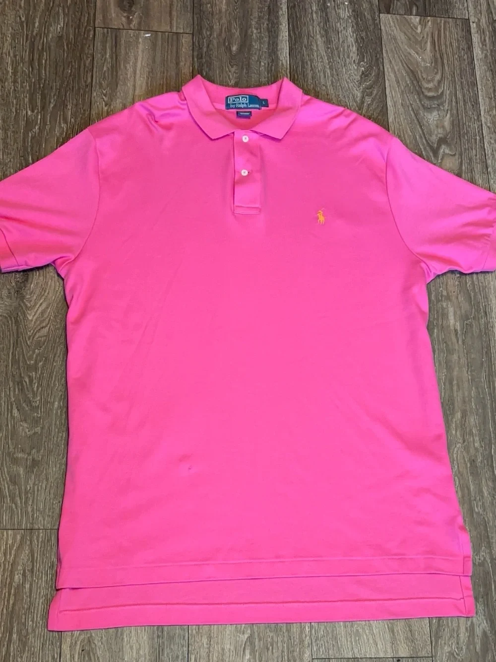 Ralph Lauren Cotton Pink Polo Shirt